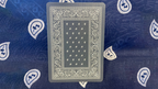 Gilded Bicycle Bandana (Blue) Playing Cards by Murphy's Magic Supplies, Inc.