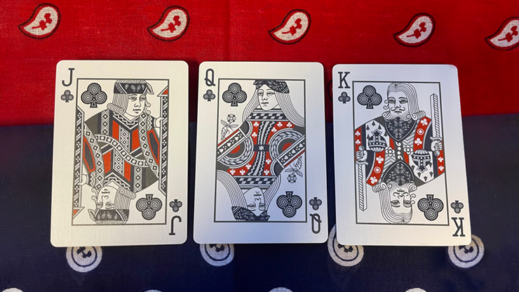 Gilded Bicycle Bandana (Blue) Playing Cards by Murphy's Magic Supplies, Inc.