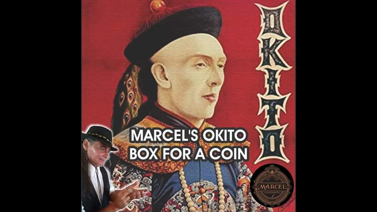 Marcel's Okito Box HALF DOLLAR SIZE (Gimmicks and Online Instructions) by Marcelo Manni - Trick by Murphy's Magic Supplies, Inc.
