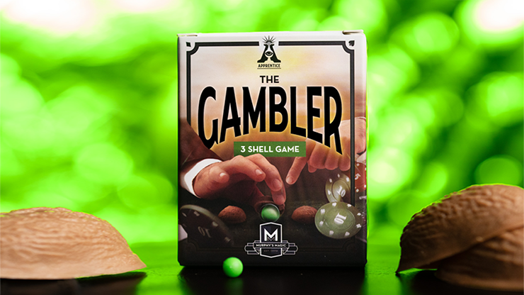 THE GAMBLER / THREE SHELL GAME (Gimmicks and Instructions) by Apprentice Magic - Trick by Murphy's Magic Supplies, Inc.