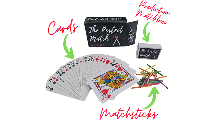 PERFECT MATCH (Gimmicks and Online Instructions) by Vinny Sagoo - Trick by Murphy's Magic Supplies, Inc.