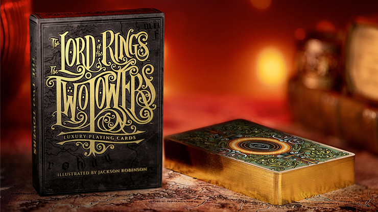 The Lord of the Rings - Two Towers Playing Cards (Gilded Edition) by Kings Wild by Murphy's Magic Supplies, Inc.