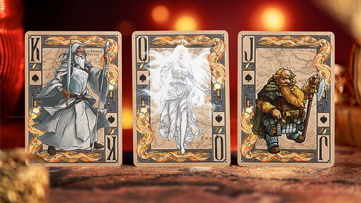 The Lord of the Rings - Two Towers Playing Cards (Gilded Edition) by Kings Wild by Murphy's Magic Supplies, Inc.