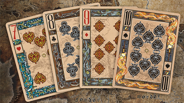 The Lord of the Rings - Two Towers Playing Cards (Gilded Edition) by Kings Wild by Murphy's Magic Supplies, Inc.