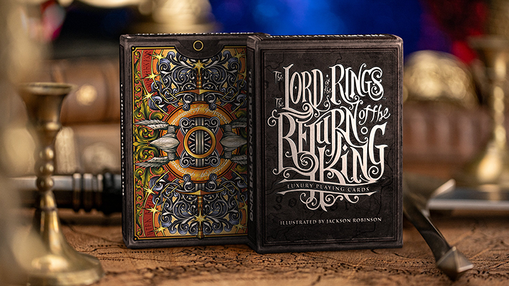 The Lord of the Rings - Return of the King Playing Cards (Black Gilded Edition) by Kings Wild by Murphy's Magic Supplies, Inc.