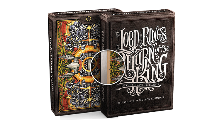 The Lord of the Rings - Return of the King Playing Cards (Black Gilded Edition) by Kings Wild by Murphy's Magic Supplies, Inc.