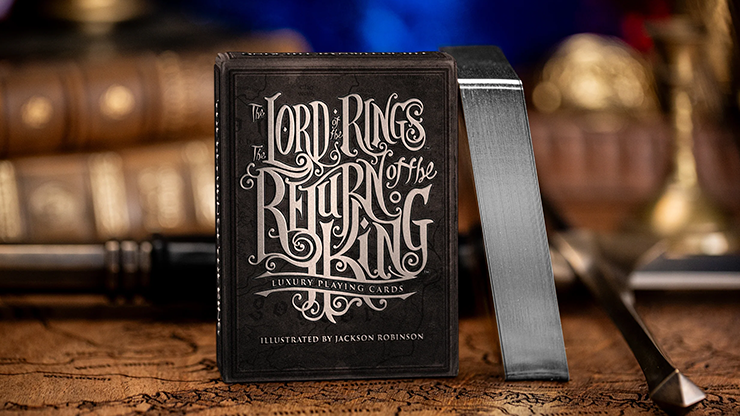 The Lord of the Rings - Return of the King Playing Cards (Black Gilded Edition) by Kings Wild by Murphy's Magic Supplies, Inc.