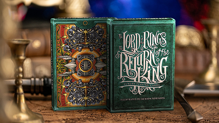 The Lord of the Rings - Return of the King Playing Cards by Kings Wild Project(Green) by Murphy's Magic Supplies, Inc.