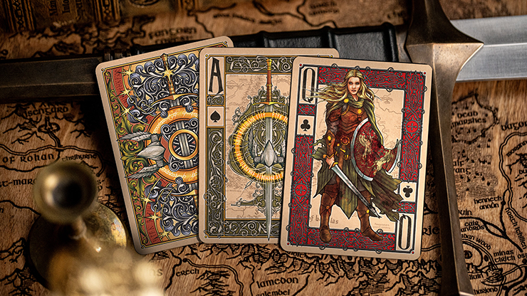 The Lord of the Rings - Return of the King Playing Cards by Kings Wild Project(Green) by Murphy's Magic Supplies, Inc.