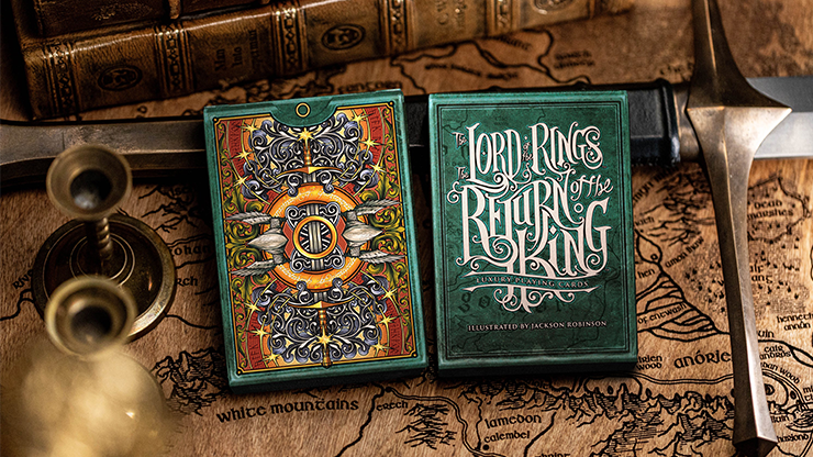The Lord of the Rings - Return of the King Playing Cards by Kings Wild Project(Green) by Murphy's Magic Supplies, Inc.