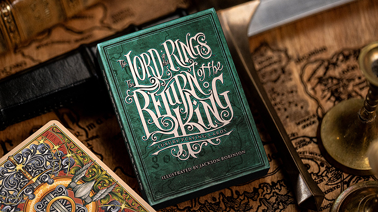 The Lord of the Rings - Return of the King Playing Cards by Kings Wild Project(Green) by Murphy's Magic Supplies, Inc.