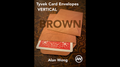 Tyvek VERTICAL Envelopes BROWN (10 pk.) by Alan Wong - Trick by Murphy's Magic Supplies, Inc.
