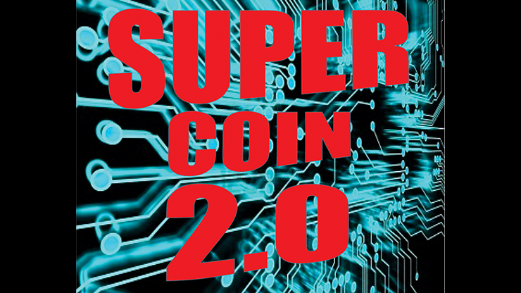 SUPER COIN 2.0 (Gimmicks and Online Instructions) by Mago Flash -Trick by Murphy's Magic Supplies, Inc.