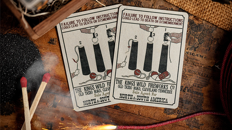 Flower of Fire Playing Cards by Kings Wild Project by Murphy's Magic Supplies, Inc.