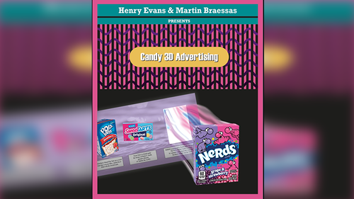 3D Candy Advertisement (Gimmicks and Online Instructions) by Henry Evans and Mysteries - Trick by Murphy's Magic Supplies, Inc.