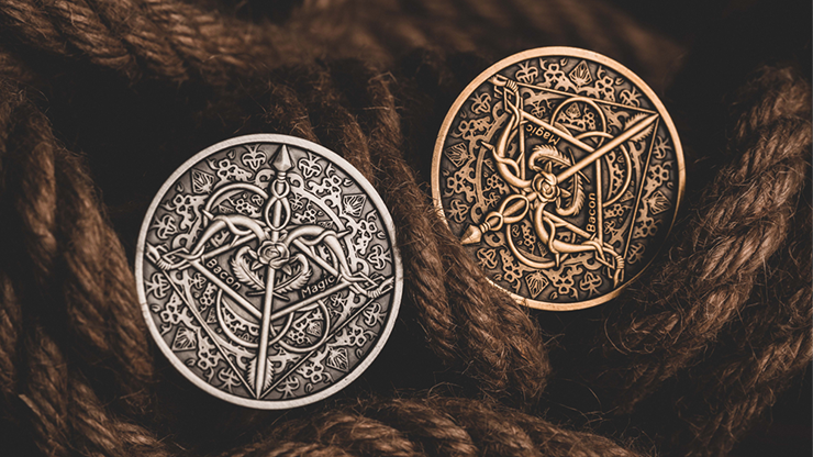 BOW AND ARROW COIN SILVER by Bacon Magic by Murphy's Magic Supplies, Inc.