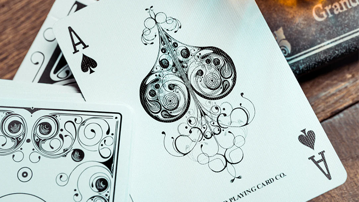 Smoke & Mirror (Smoke-White) Deluxe Limited Edition Playing Cards by Dan & Dave by Murphy's Magic Supplies, Inc.