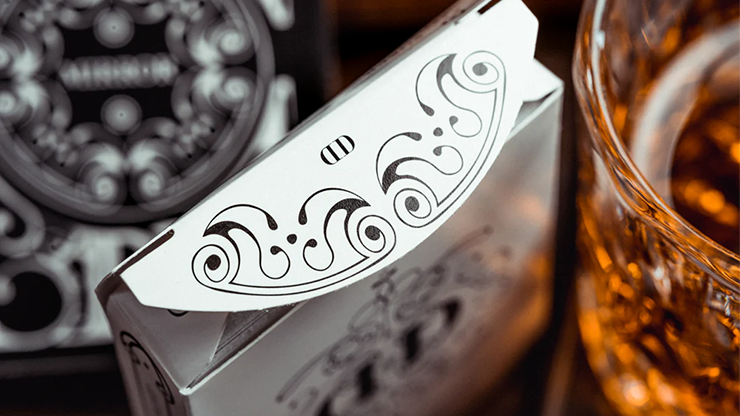 Smoke & Mirror (Smoke-White) Deluxe Limited Edition Playing Cards by Dan & Dave by Murphy's Magic Supplies, Inc.