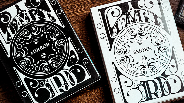 Smoke & Mirror (Smoke-White) Deluxe Limited Edition Playing Cards by Dan & Dave by Murphy's Magic Supplies, Inc.