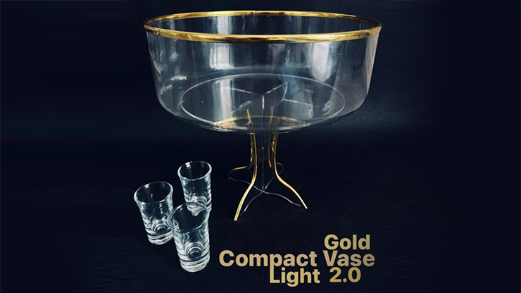 Compact Vase Light GOLD by Victor Voitko - Trick by Murphy's Magic Supplies, Inc.