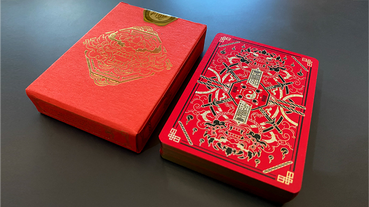 Geung Si The Torpor (Red) Playing Cards by Murphy's Magic Supplies, Inc.