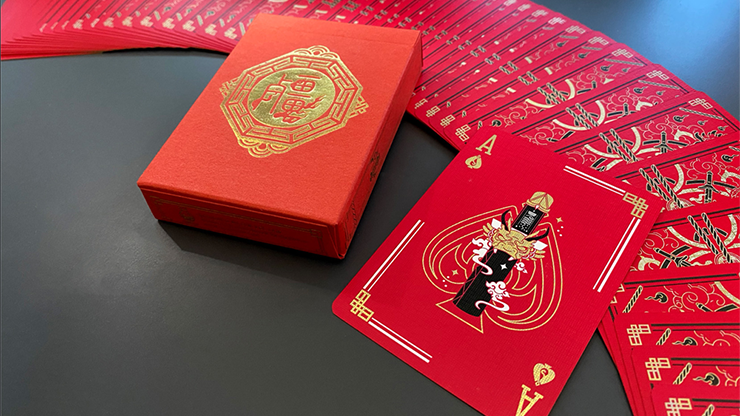 Geung Si The Torpor (Red) Playing Cards by Murphy's Magic Supplies, Inc.