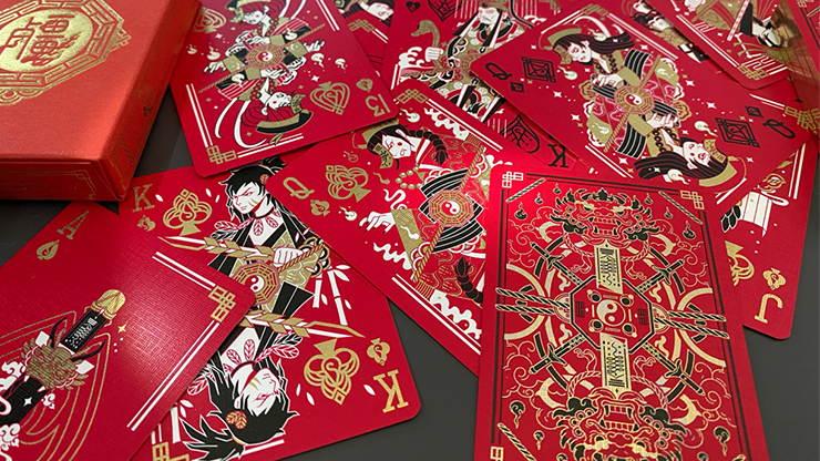 Geung Si The Torpor (Red) Playing Cards by Murphy's Magic Supplies, Inc.