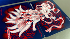 Sumi Kitsune Myth Maker (Blue/Red Craft Letterpressed Tuck) Playing Cards by Card Experiment by Murphy's Magic Supplies, Inc.