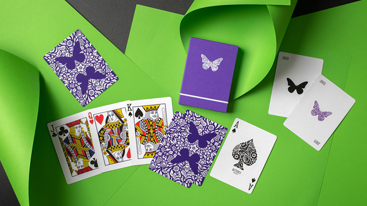 Butterfly Playing Cards (Royal Purple Edition) by Murphy's Magic Supplies, Inc.
