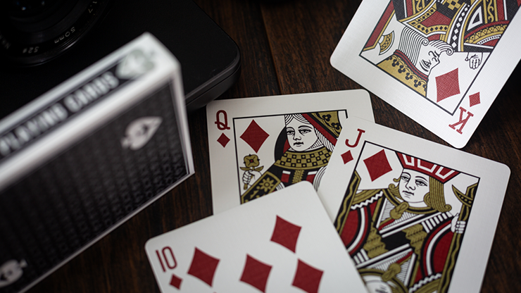 Lounge Edition Unmarked (Tarmac Black) by Jetsetter Playing Cards by Murphy's Magic Supplies, Inc.