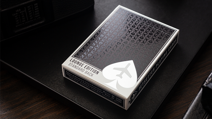 Lounge Edition Unmarked (Tarmac Black) by Jetsetter Playing Cards by Murphy's Magic Supplies, Inc.