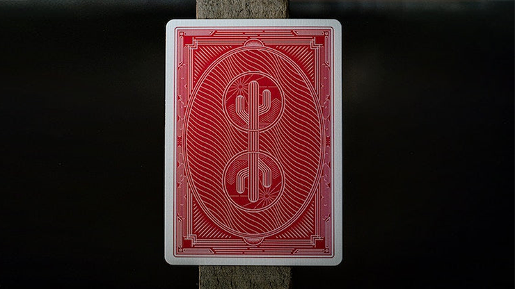 Desert Design (Ruby Red) Playing Cards by Murphy's Magic Supplies, Inc.