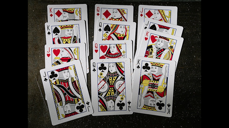 Desert Design (Ruby Red) Playing Cards by Murphy's Magic Supplies, Inc.