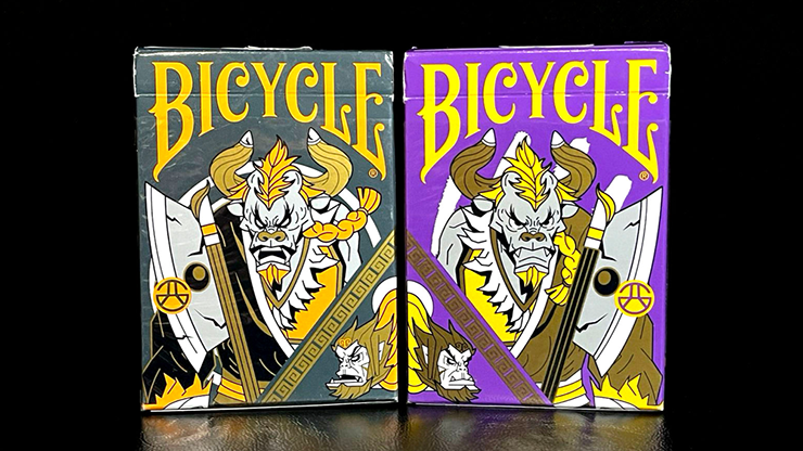 Bicycle Bull Demon King (Demolition Grey) Playing Cards by Murphy's Magic Supplies, Inc.