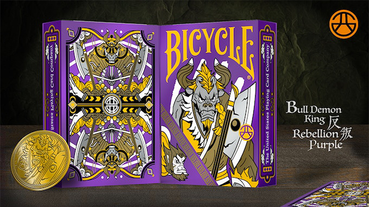 Bicycle Bull Demon King (Rebellion Purple) Playing Cards by Murphy's Magic Supplies, Inc.