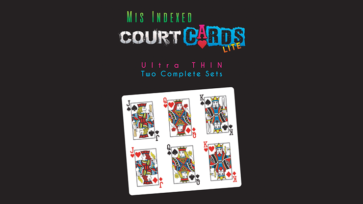 Mis-Indexed Court Cards (LIGHT) - Pack of 12 by Steve Dela - Trick by Murphy's Magic Supplies, Inc.