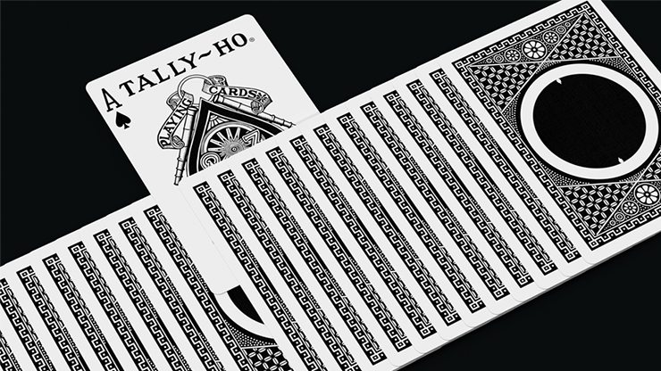 Orbit Tally Ho Circle Back (Black) Playing Cards by Murphy's Magic Supplies, Inc.