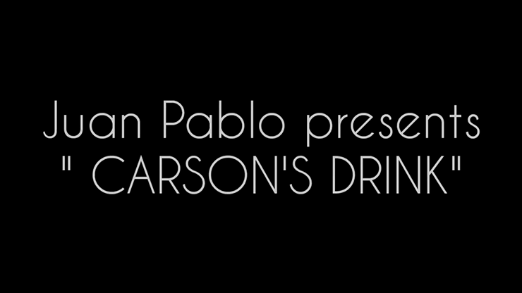 CARSON'S DRINK by Juan Pablo by Murphy's Magic Supplies, Inc.