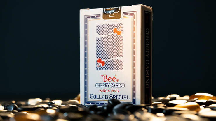 Limited Bee X Cherry (Blue) Playing Cards by Murphy's Magic Supplies, Inc.