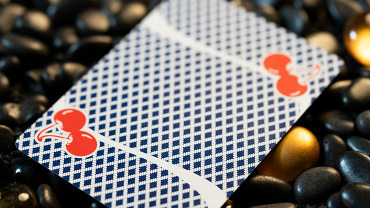 Limited Bee X Cherry (Blue) Playing Cards by Murphy's Magic Supplies, Inc.