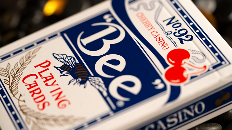 Limited Bee X Cherry (Blue) Playing Cards by Murphy's Magic Supplies, Inc.