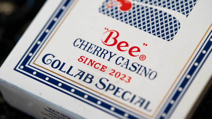 Limited Bee X Cherry (Blue) Playing Cards by Murphy's Magic Supplies, Inc.