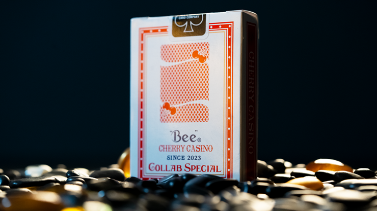 Limited Bee X Cherry (Red) Playing Cards by Murphy's Magic Supplies, Inc.