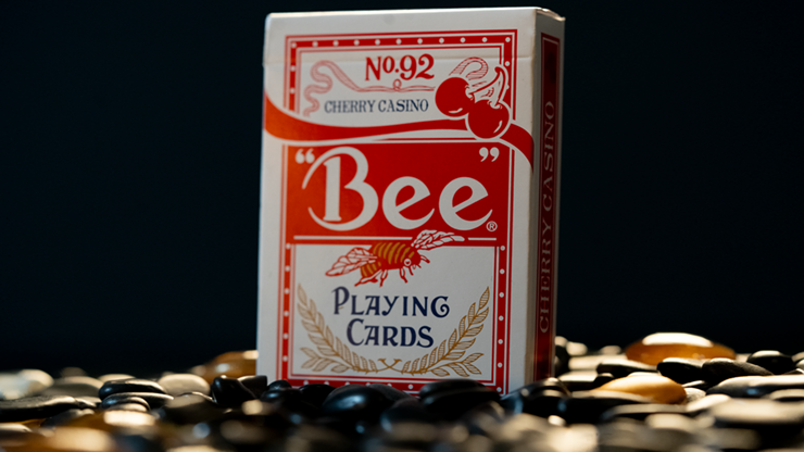 Limited Bee X Cherry (Red) Playing Cards by Murphy's Magic Supplies, Inc.