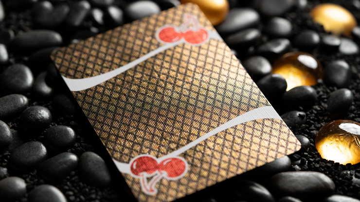 Limited Bee X Cherry 3 deck Set (Blue, Red and Black) Playing Cards by Murphy's Magic Supplies, Inc.