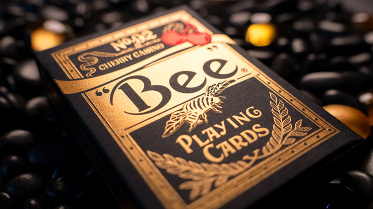 Limited Bee X Cherry 3 deck Set (Blue, Red and Black) Playing Cards by Murphy's Magic Supplies, Inc.
