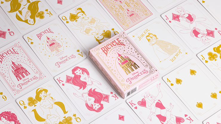 Bicycle Disney Princess (Pink) by US Playing Card Co. by Murphy's Magic Supplies, Inc.
