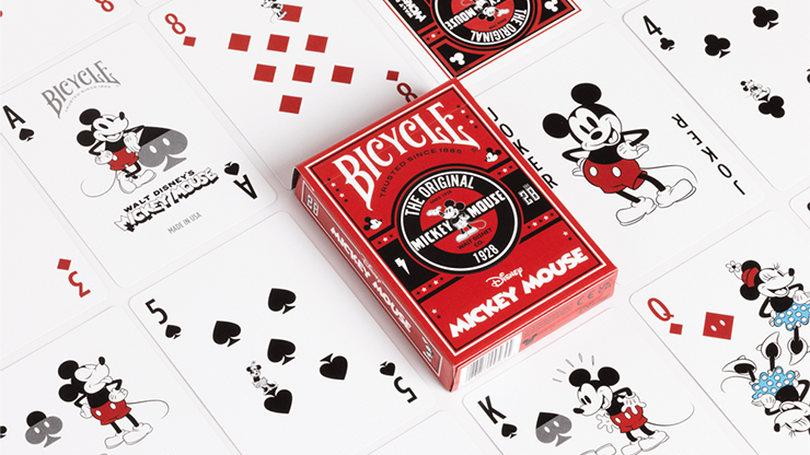 Bicycle Disney Classic Mickey Mouse (Red) by US Playing Card Co. by Murphy's Magic Supplies, Inc.