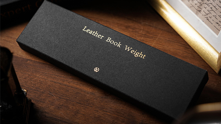 Leather Book Weight (Black) by TCC Presents by Murphy's Magic Supplies, Inc.