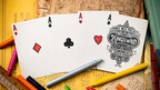 Crayon Playing Cards by Kings Wild Project by Murphy's Magic Supplies, Inc.